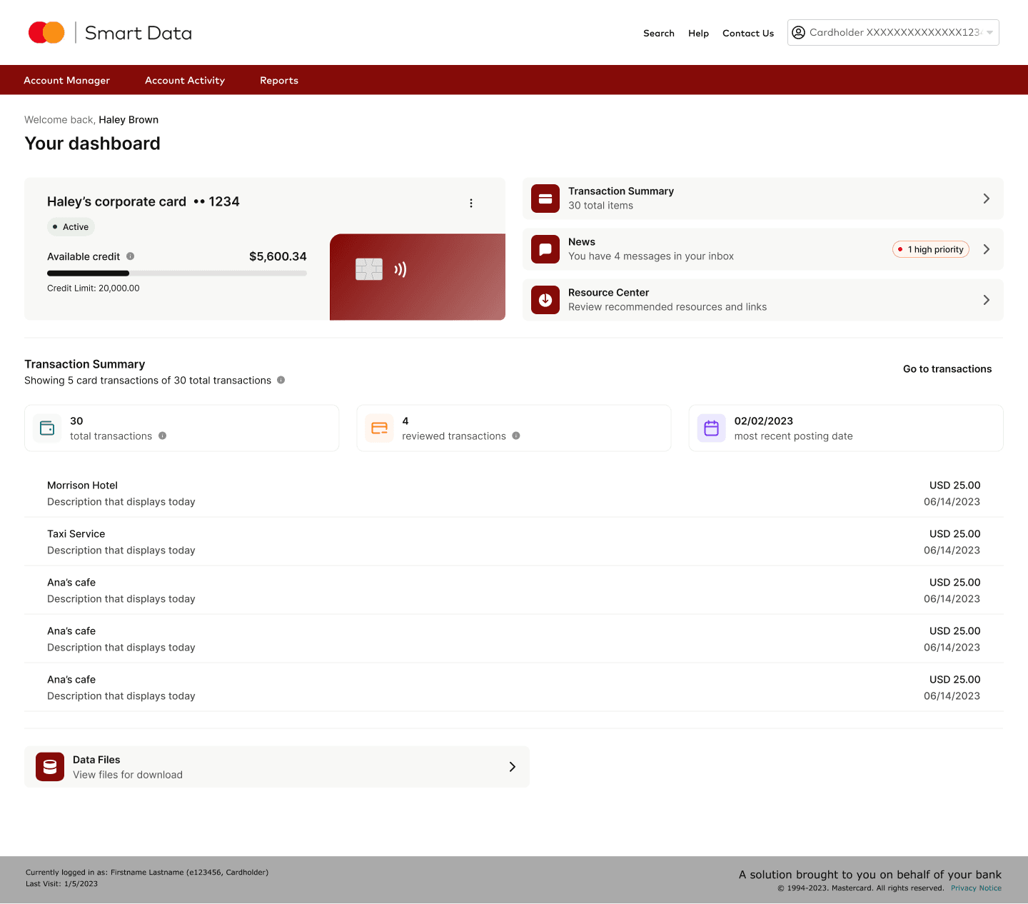 Expense Dashboard